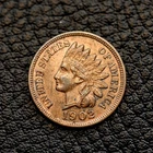 (ITM-7162) 1902 Indian Cent ~ AU++ Condition ~ COMBINED SHIPPING!