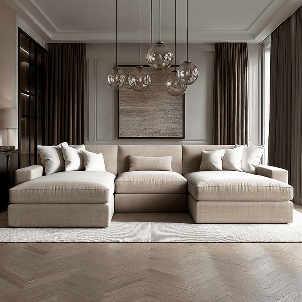 Brand New |Soho U Shape Sofa | High Back Cushions 