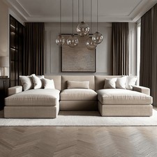 Brand New |Soho U Shape Sofa | High Back Cushions 