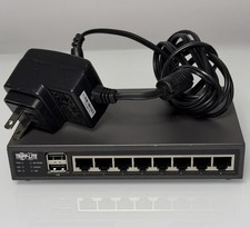 Tripp Lite B094-008-2E-M-F 8-Port Console Server Dual NIC Modem w/ PSU