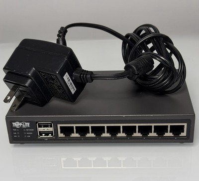 Tripp Lite B094-008-2E-M-F 8-Port Console Server Dual NIC Modem w/ PSU