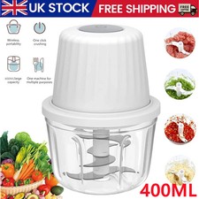 400ML Mini Food Chopper Electric Processor Blender Mixer Garlic Spices Grinder