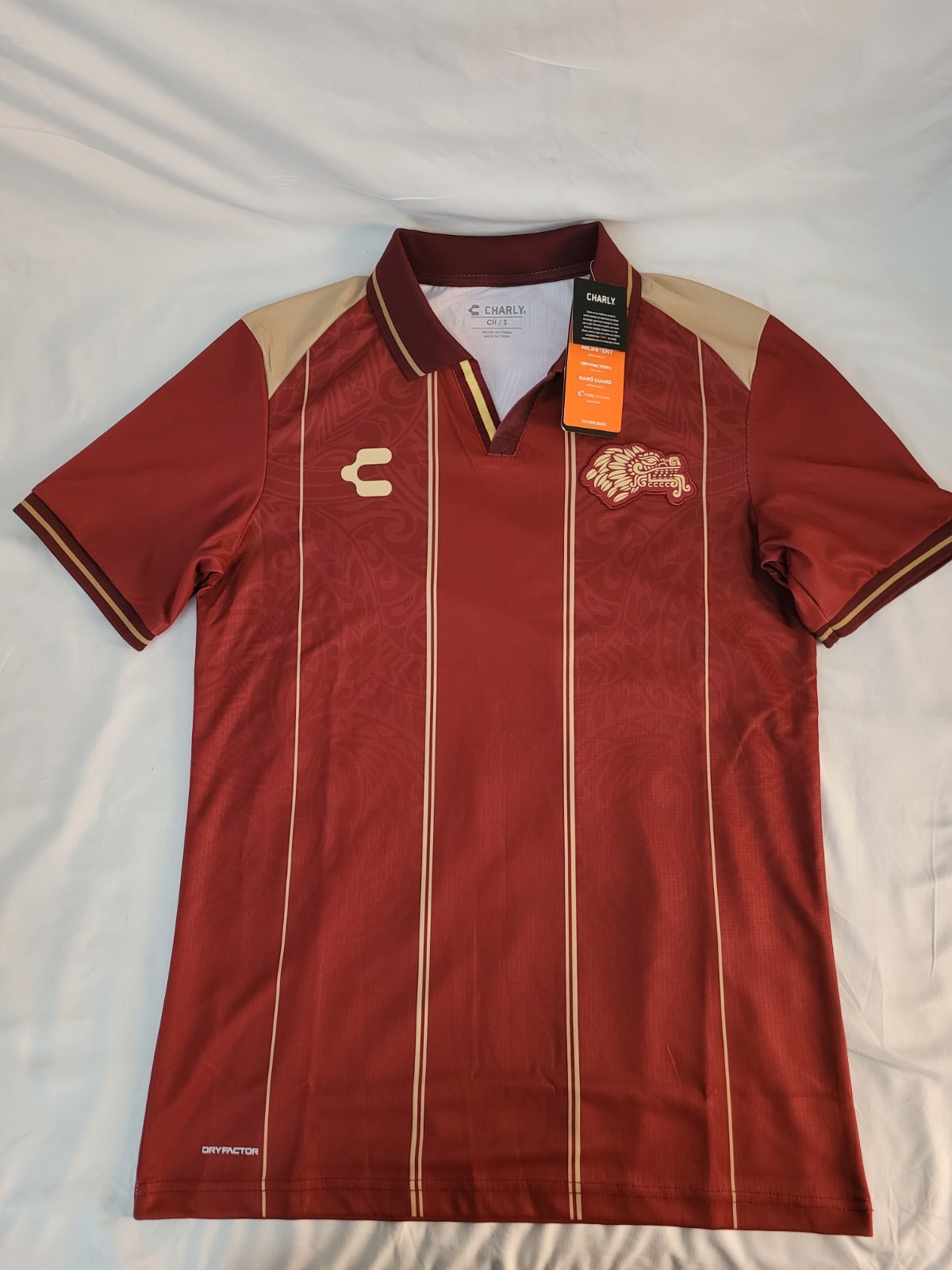 Charly Heritage México National Soccer Team Fan Jersey Red Small NEW WITH TAGS
