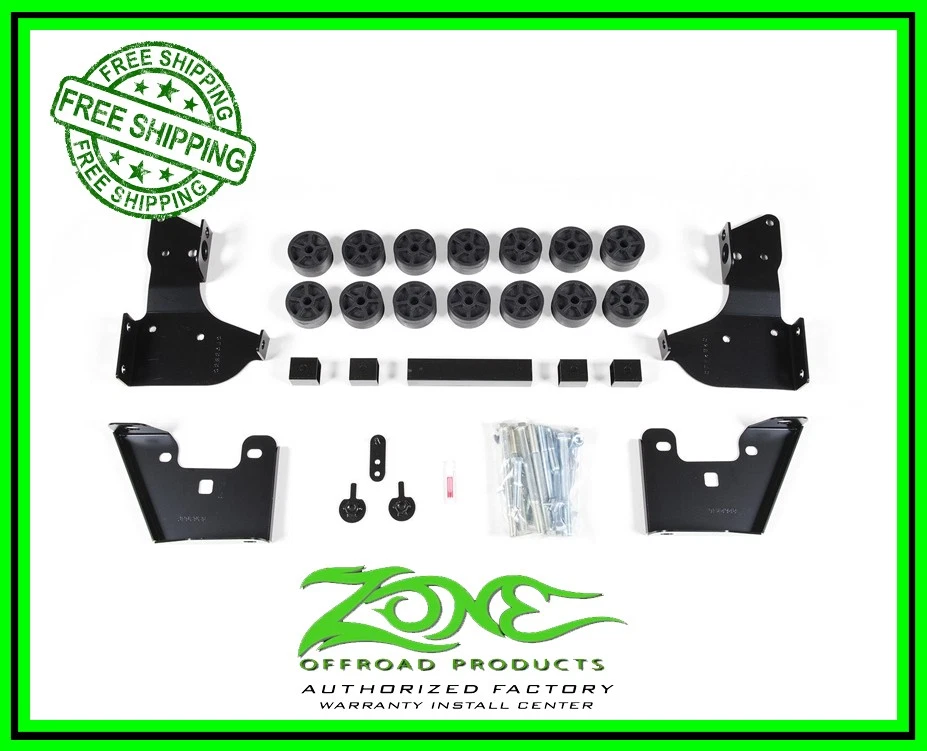 Zone Offroad C9158 1.5" Body Lift Kit 2016-2018 Chevy Silverado GMC Sierra 1500 - Image 3 of 4