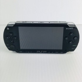 Sony PSP-1001 Black Console W/ Charger And Game - Tested & Working