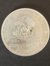 1953年 メキシコ 5ペソ 硬貨 イダルゴ・ビセンテニアル 1953年 メキシコ 5ペソ イダルゴ・バイセンテニアル 1953 ペソ MS63 個