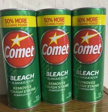 3Cans Comet Cleaning Powder W/Bleach Removes ...