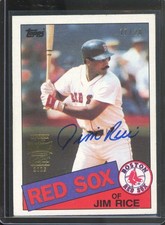 2025 Topps Archives JIM RICE #150 1985 Signature Series Auto /28 Red Sox