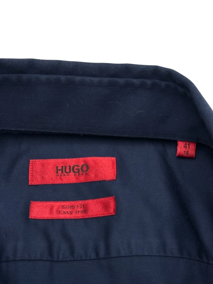 Hugo Boss Uomo C-Jason Slim Fit Camicia Taglia M - 41 - 16 - Immagine 4 di 4