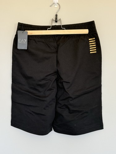 EA7 Emporio Armani Men’s Bermuda Shorts 8NPS02 PJ05Z, Black, Size S, NWT - Picture 2 of 13