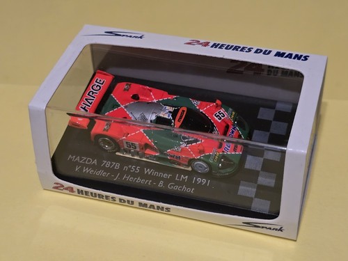 Spark Mazda 797B LM Le Mans 1991 V. Weidler sehr selten 1/87 - Imagen 2 de 8