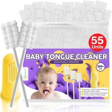 Baby Tongue Cleaner for Newborns 0-3 Months - Soft Oral and Gum Cleaner Safe for