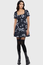 Killstar Howling Moon Dress Xs||S||M||L||Xl||Xxl||3Xl||4Xl Black/White Women New