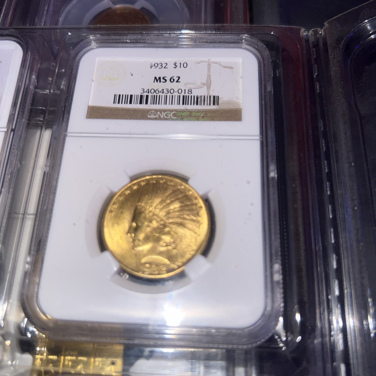 1932 $10 Indian Head Gold Eagle NGC MS 62 | eBay