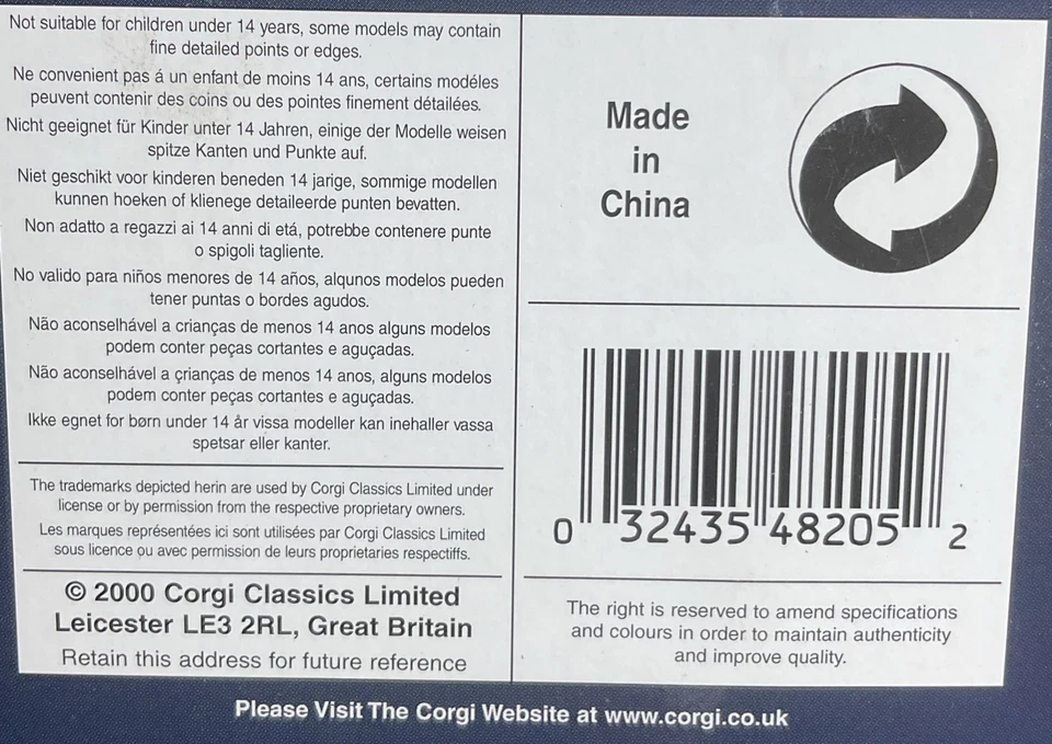 Corgi Aviation Archive Sentimental Journey Boeing B-17G blue/silver - Image 2 of 4