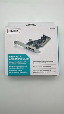 Digitus FireWire A ADD-ON PCI CARD