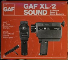 Vintage GAF XL Sound Super 8 Movie Camera w/ Box NEW OLD STOCK
