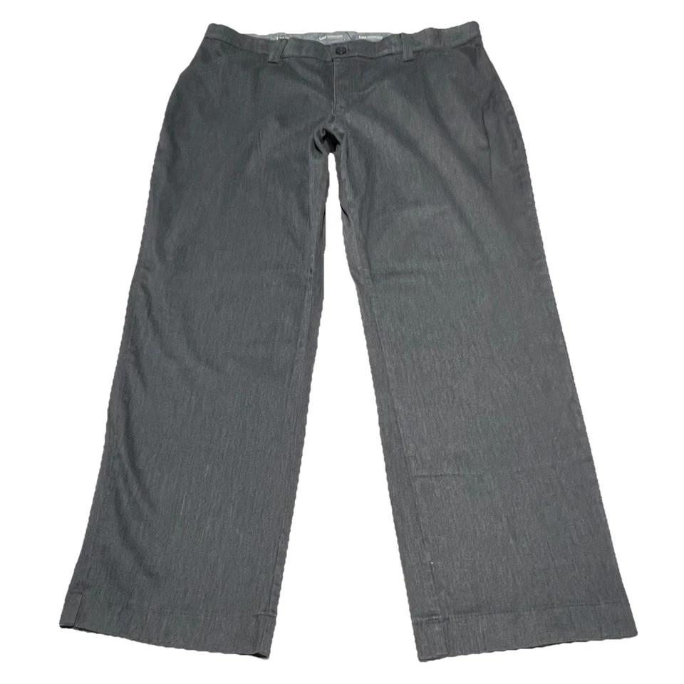 Pantalón chino LEE Comfort cintura para mujer talla grande 20W M tiro alto gris carbón Foto 2 de 4