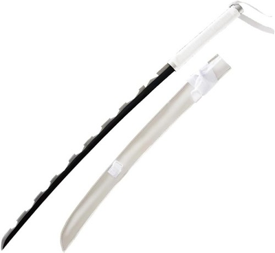 #ad Demon Slayer Inosuke Hashibira Grey Nichirin Sword Katana Metal Prop $53.95