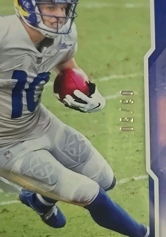 2021 Playoff 2nd Down Purple Cooper Kupp #183 Graded 9.5 By Beckett #03/50 RAMS - Image 3 of 4