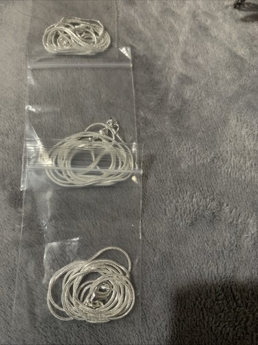 2 x Silver 28 Inches two Necklaces Brand New In Packaging Value Investment