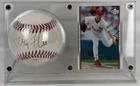 Randy Flores Autographed Signed Baseball w/ Upper Deck Card St. Louis Cardinals
