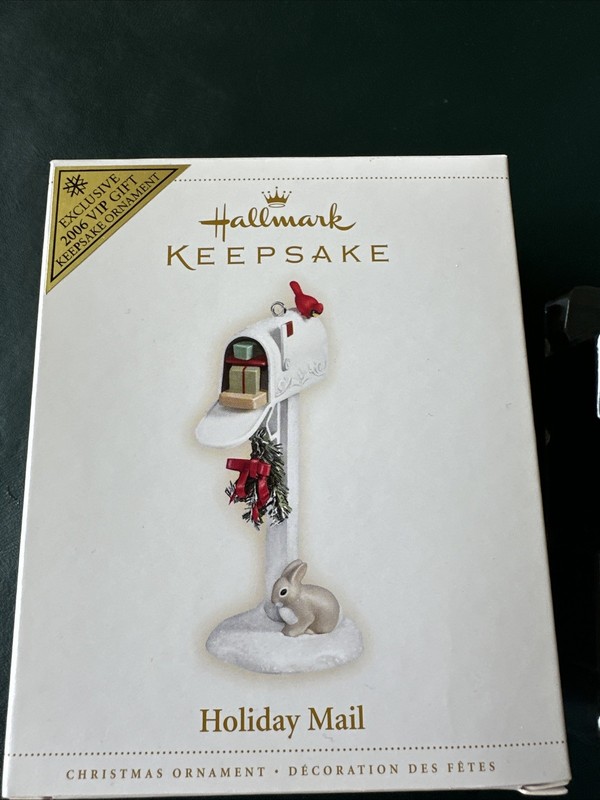 2006 HOLIDAY MAIL BOX Hallmark Exclusive Christmas Ornament Edythe Kegrize
