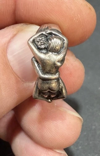 Vintage 925 Silver Lovers Ring Erotic Romantic Sexual Adult Intimate Sz 7