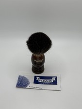 Plisson Pur Blaireau Badger Hair Shave Brush W/ Brown Handle