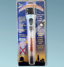 Forever Torch Flashlight Just Shake No Batteries Great for use in a power outage