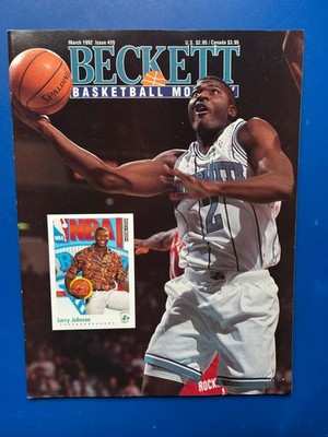 Beckett Basketball Monthly Price Guide Larry Johnson Dee Brown 1992 Mar #20