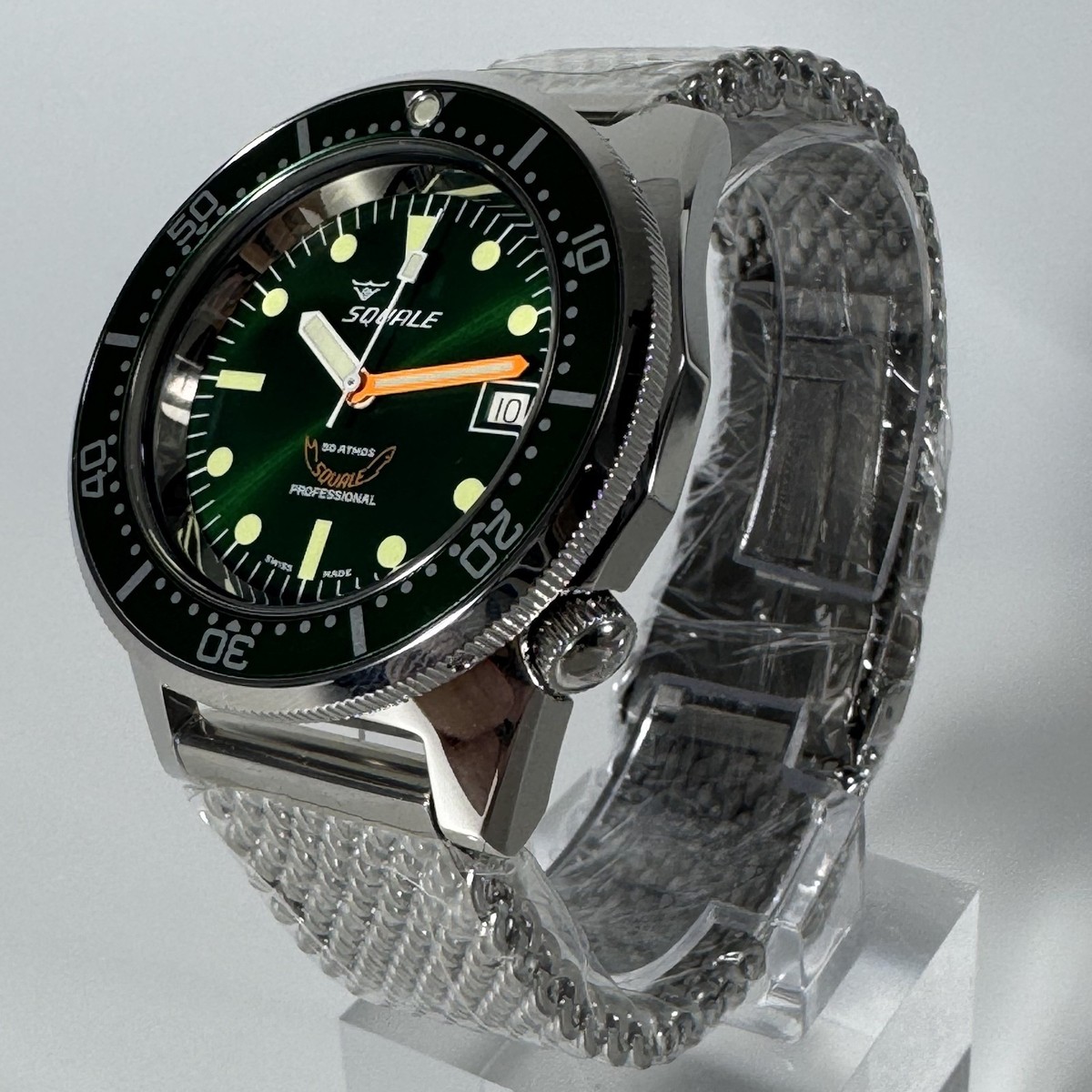 SQUALE 1521 Atmos Automatic Green Dial 500M HK Limited Edition