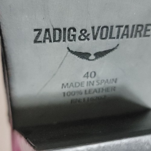Zadig & Voltaire Cara Nieten Stiefel Damen 9 Wildleder Boho Cowgirl Country Neu - Bild 11 von 12