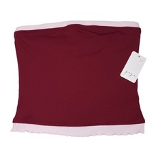 Gaze Womens Size Large Tube Top Red Strecth L...