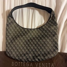 Borsa a tracolla BOTTEGA VENETA BV modello tela x pelle marrone