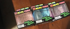 Lot of 3 - NeeDoh Nee Doh Nice Cube Ice Cube - Purple Blue and Pink New