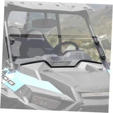  1/2 Higher Front Half Windshield for Polaris RZR XP 1000 2019-2023, Clear 
