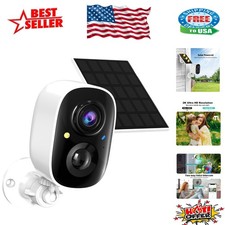 WiFi Surveillance Camera with Real-Time Alerts, Color Night Vision,  Easy Setup