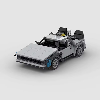 MOC - DeLorean DMC-12 Auto Klemmbausteine