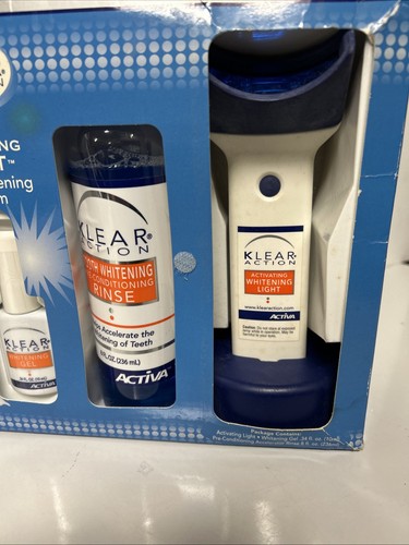 Klear Action ORIGINAL WHITENING LIGHT TOOTH WHITENING SYSTEM NEW | eBay