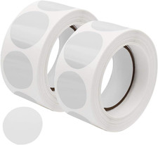 1000 PCS Clear Round Seal Stickers 1" Retail Package Envelope Labels