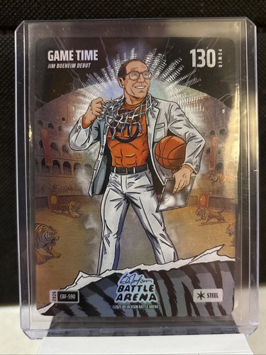 2026 Bo Jackson Battle Arena- Game Time (Jim Boheim Debut) 130 Steel Battlefoil