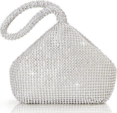 Elegante Strass Handtasche 1920er für Abend, Hochzeit, Abschlussball