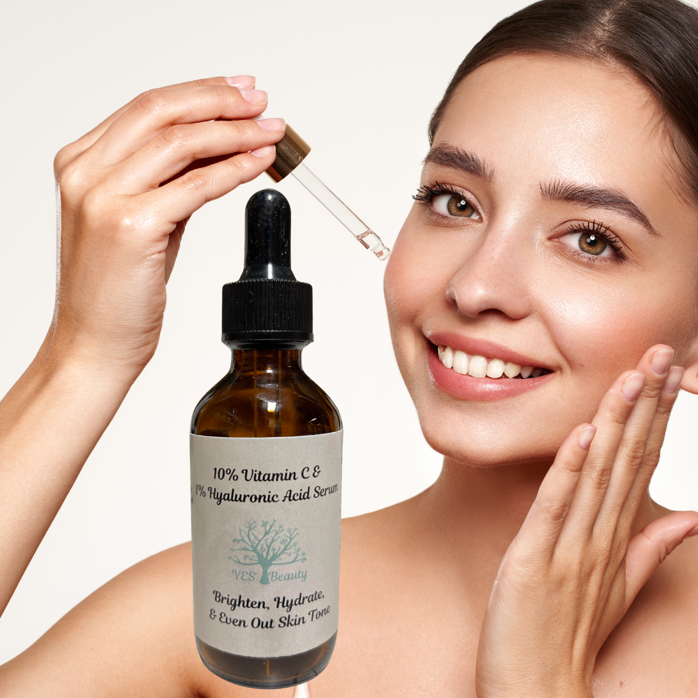 10% Vitamin C Face Serum w/ Hyaluronic Acid & Pro Vitamin B5