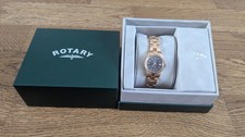 Image of Rotary Les Originales Diamond Ladies Rose Gold Watch 14251