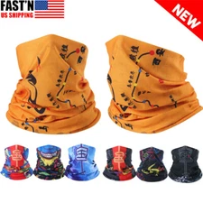 Cooling Summer Sun UV Shield Thin Face Mask Neck Gaiter Bandana Head Scarf Tube