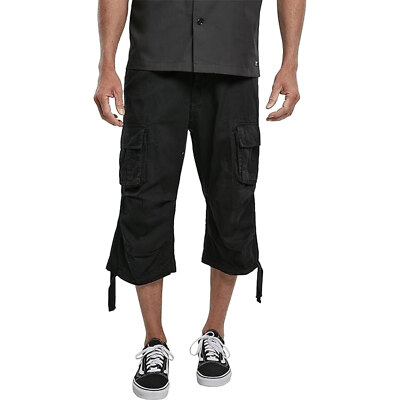 BRANDIT INDIVIDUAL WEAR 6-Pocket Black Capri Pant (2013-11002)