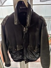 Giacca giubbotto bomber Schott Made in USA - Tg. 48 Italiana originale NERO