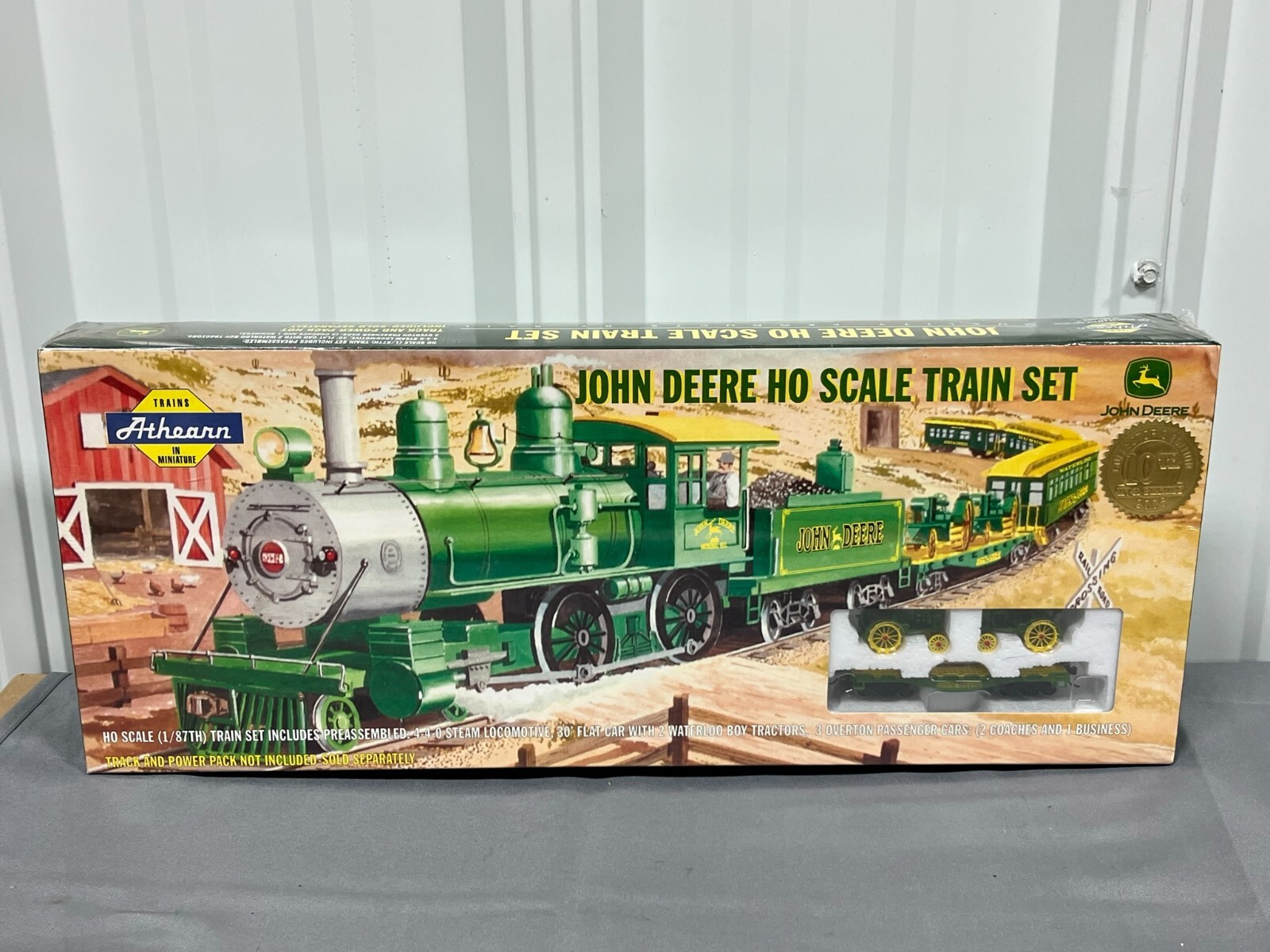 John Deere HO Scale Train Set 10th Edition Athearn 2006 SEALED NIB Waterloo Boy eBay