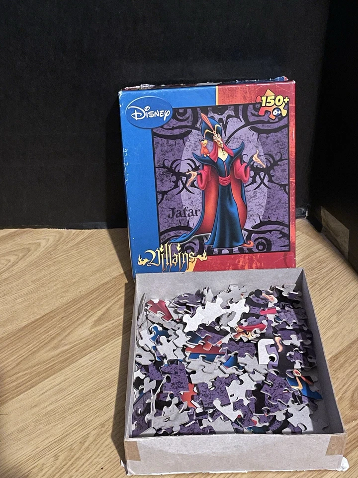 Quebra-cabeça Disney Villains Jafar 150+ peças 2009 filme Aladdin - Imagem 2 de 2